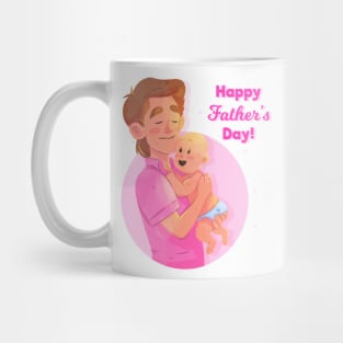 happy fathers day - father and son Mug